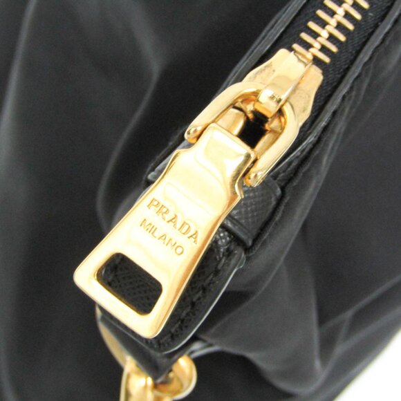PRADA Black Leather Shoulder Bag - Picture 7 of 11